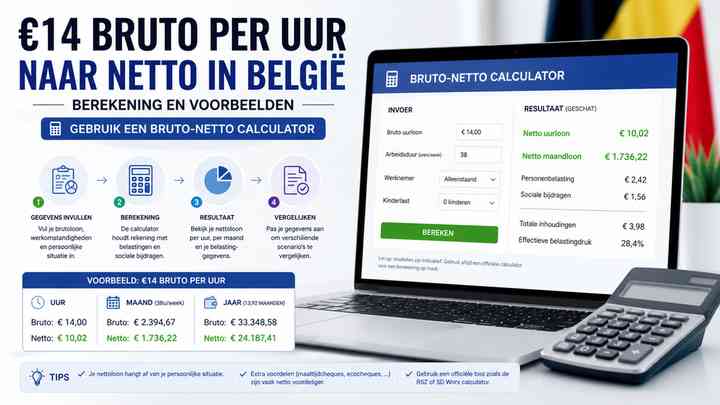 Gebruik een bruto-netto calculator