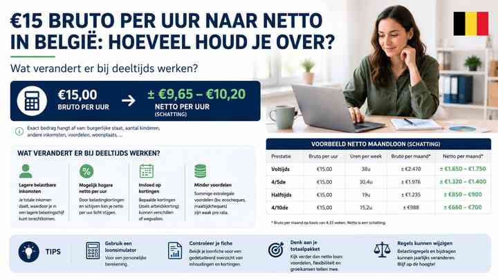 Wat verandert er bij deeltijds werken?