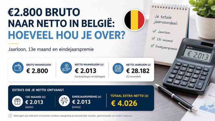 Jaarloon, 13e maand en eindejaarspremie