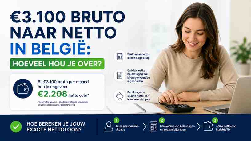 Hoe bereken je jouw exacte nettoloon?