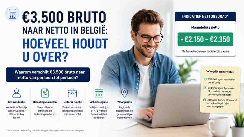 Waarom verschilt €3.500 bruto naar netto van persoon tot persoon?