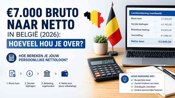 Hoe bereken je jouw persoonlijke nettoloon?