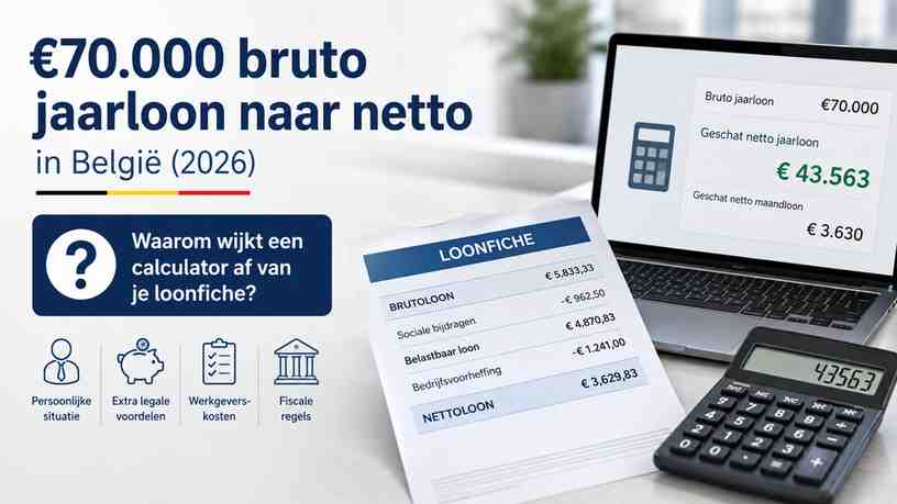 Waarom wijkt een calculator af van je loonfiche?
