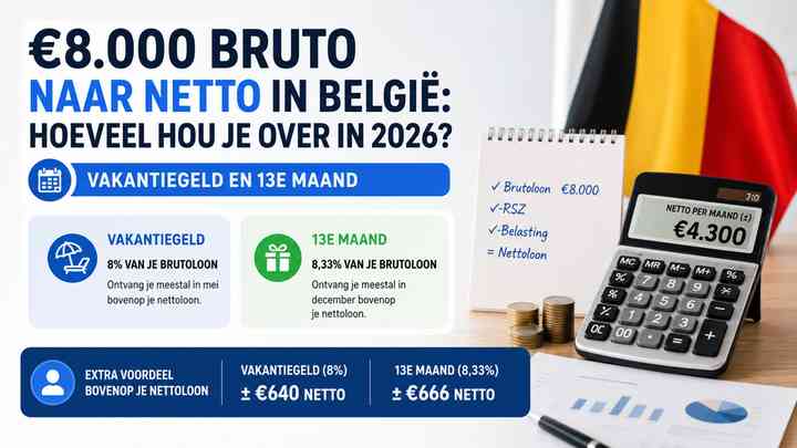 Vakantiegeld en 13e maand