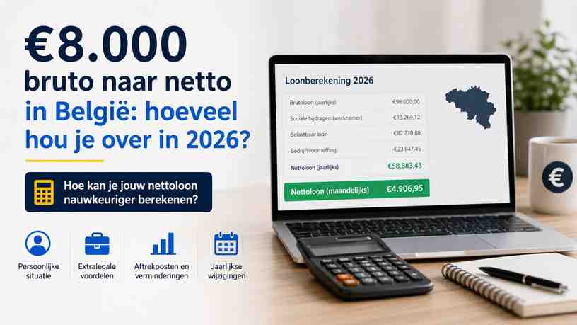 Hoe kan je jouw nettoloon nauwkeuriger berekenen?