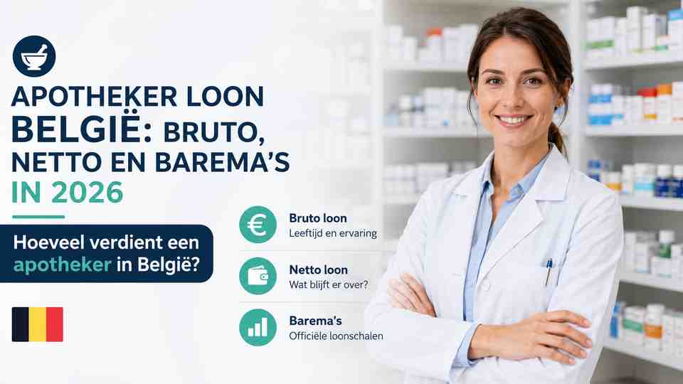 Hoeveel verdient een apotheker in België?