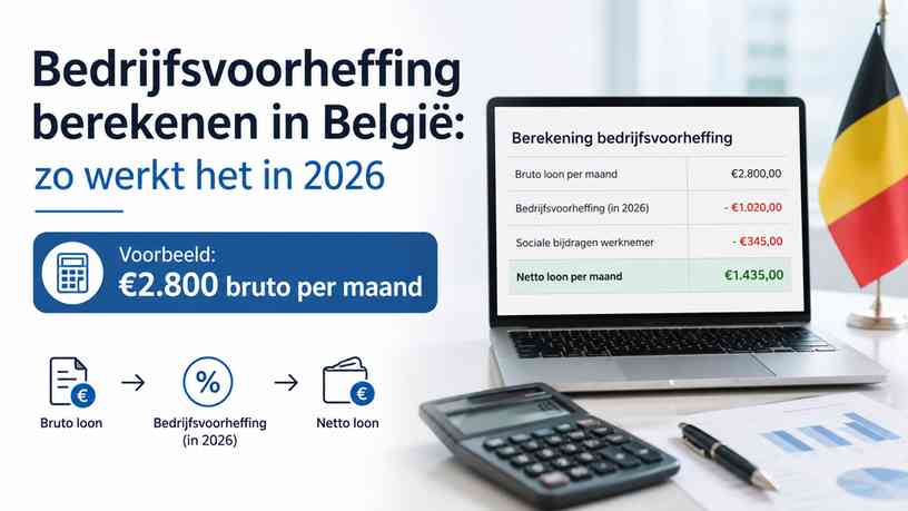Voorbeeld: €2.800 bruto per maand