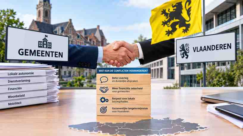 What could reduce the gemeenten Vlaanderen conflict?