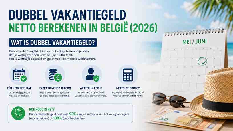 Wat is dubbel vakantiegeld?