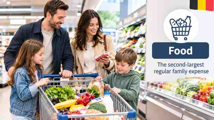 2. Food: the second-largest regular family expense