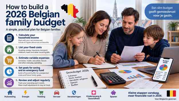 How to build a 2026 Belgian family budget