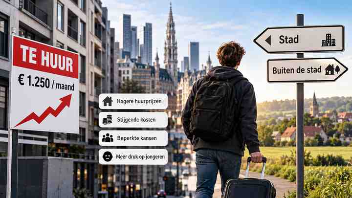 Huurprijzen Stijgen: Waarom Verlaten Steeds Meer Jonge Belgen de Steden? (huurcrisis jongeren België)