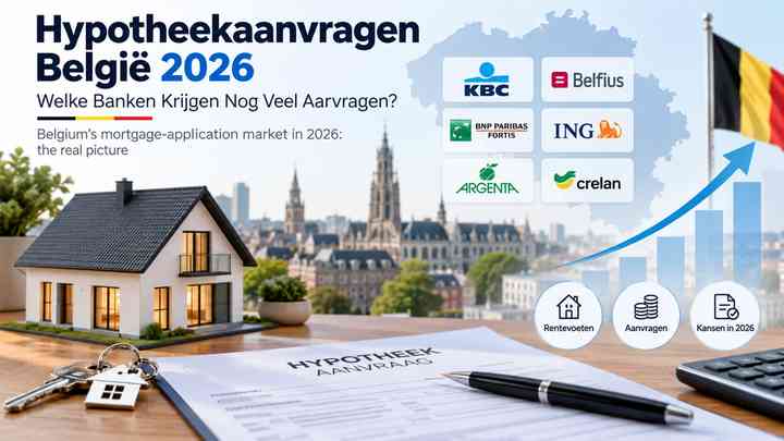 Hypotheekaanvragen in België dalen analyse