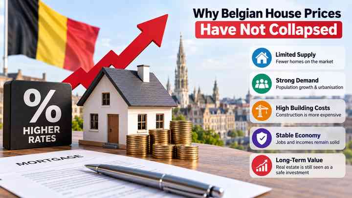 Why Belgian house prices have not collapsed