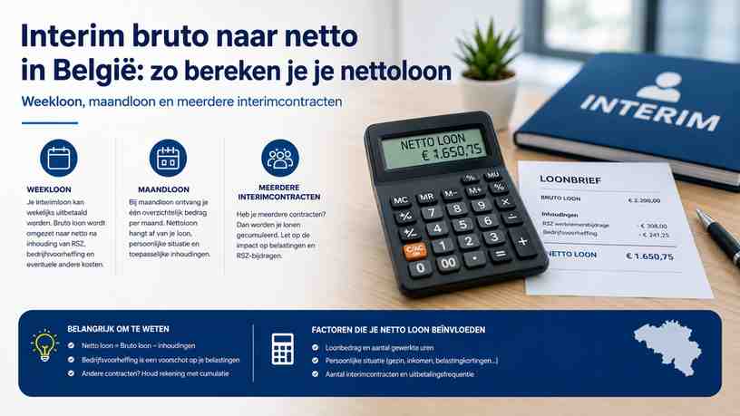 Weekloon, maandloon en meerdere interimcontracten