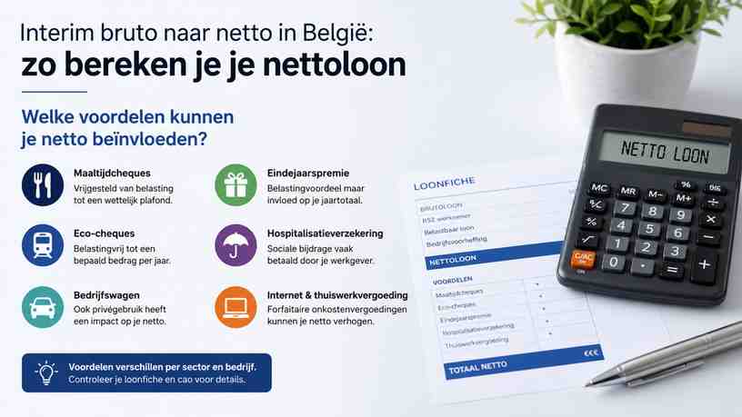 Welke voordelen kunnen je netto beïnvloeden?