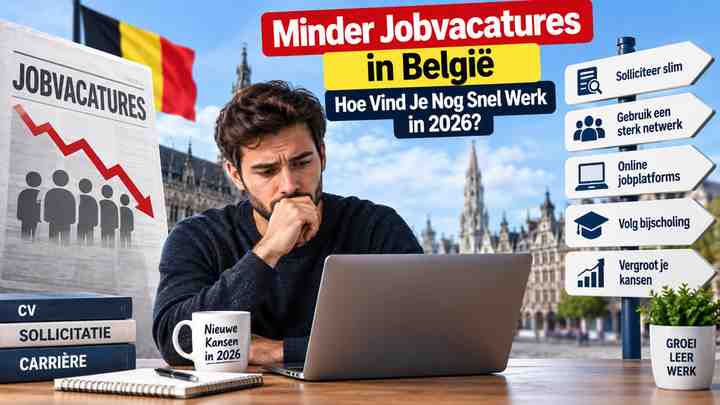 Minder Jobvacatures in België: Hoe Vind Je Nog Snel Werk in 2026? (werk zoeken België 2026)