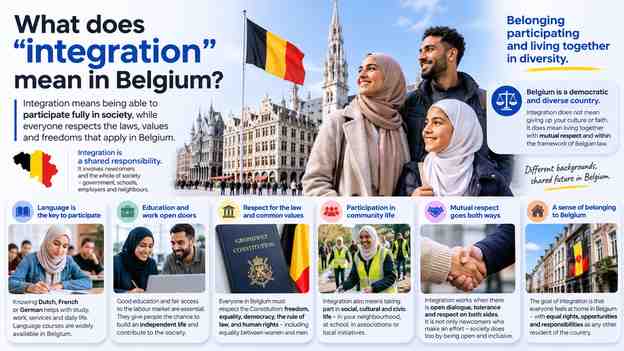 First, what does “integration” mean in Belgium?
