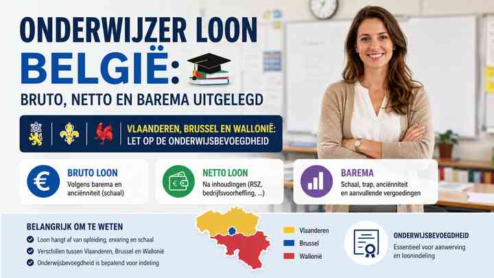 Vlaanderen, Brussel en Wallonië: let op de onderwijsbevoegdheid