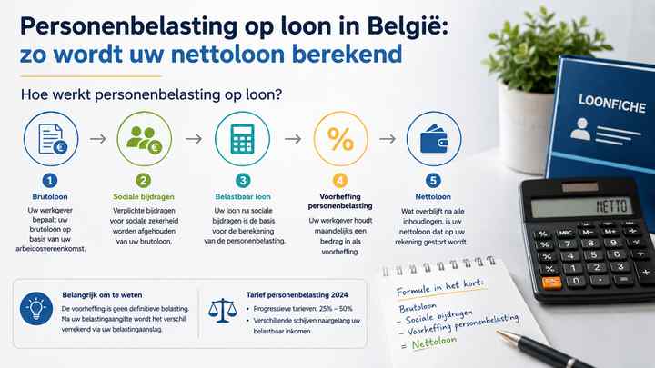 Hoe werkt personenbelasting op loon?