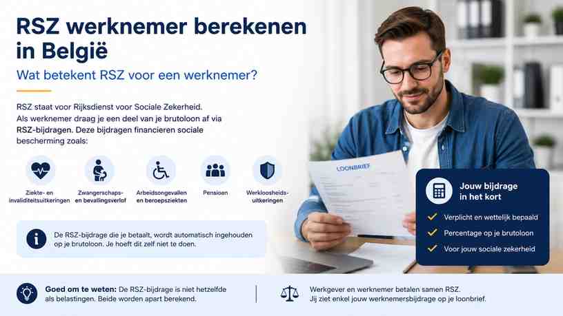 Wat betekent RSZ voor een werknemer?