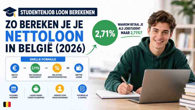 Waarom betaal je als jobstudent maar 2,71%?