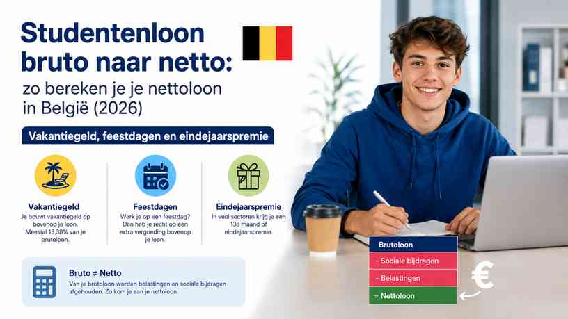 Vakantiegeld, feestdagen en eindejaarspremie