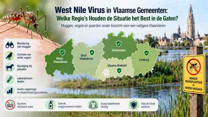 West Nile Virus in Vlaamse Gemeenten: Welke Regio's Houden de Situatie het Best in de Gaten? (West Nile gemeenten Vlaanderen)